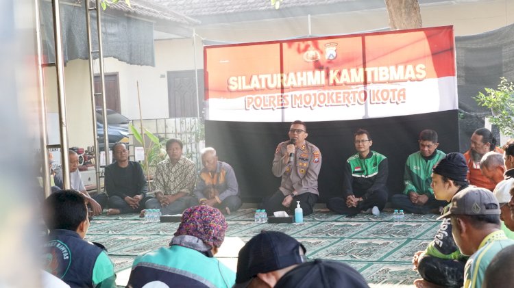 Polres Mojokerto Kota Gelar Silaturahmi Kamtibmas Perkuat Sinergi Bersama Masyarakat